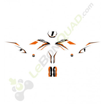 Kit décoration pocket cross Mico / E-Mico ORANGE