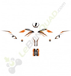 Kit décoration pocket cross Mico / E-Mico ORANGE