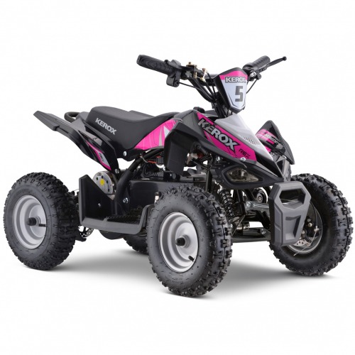 Pocket Quad électrique 800W enfant KEROX E-Rex BW6 ROSE