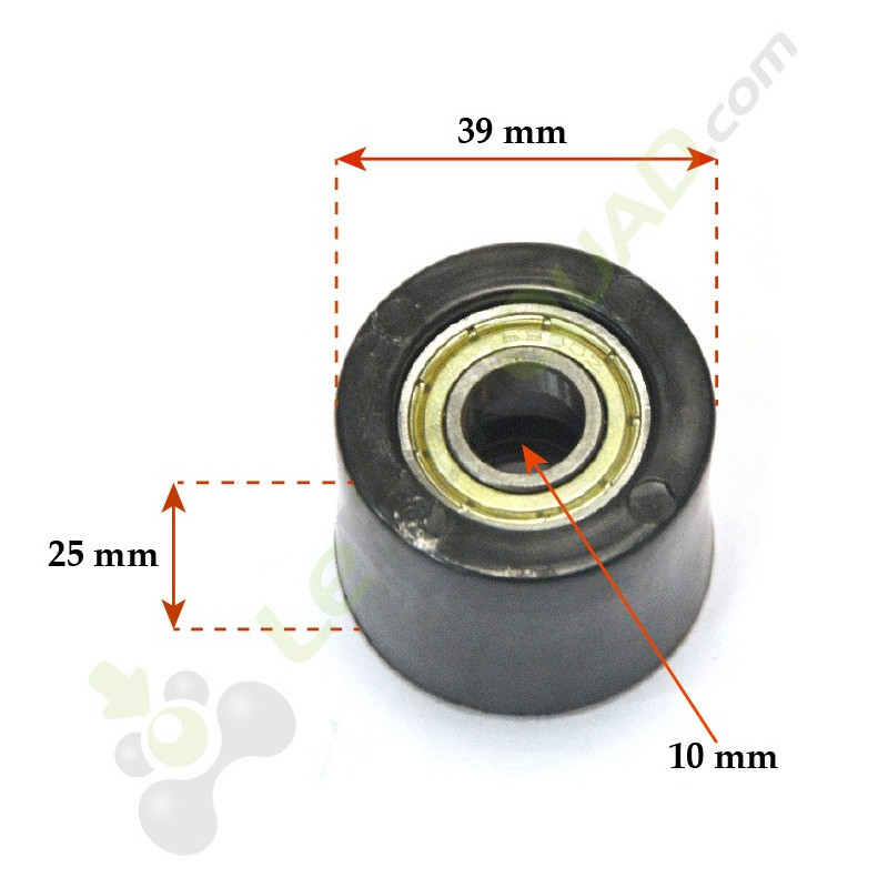 Roulette de chaine 10 mm pour quad enfant Speedbird et Bazooka
