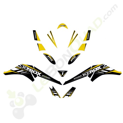 Kit décoration de Quad Speedbird JAUNE