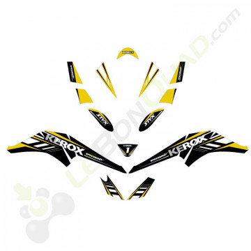 Kit décoration de Quad Speedbird JAUNE