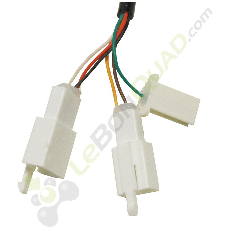 Commande d'accélérateur avec voyant de charge et bouton on/off de quad électrique