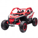 Buggy électrique enfant CAN AM MAVERICK 24V ROUGE KEROX Buggy électrique enfant CAN AM MAVERICK 24V ROUGE KEROX