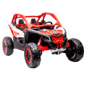 Buggy électrique enfant CAN AM MAVERICK 24V ROUGE KEROX Buggy électrique enfant CAN AM MAVERICK 24V ROUGE KEROX