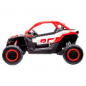 Buggy électrique enfant CAN AM MAVERICK 24V ROUGE KEROX Buggy électrique enfant CAN AM MAVERICK 24V ROUGE KEROX