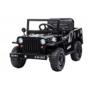 Voiture militaire enfant 12V 1 place électrique couleur noire