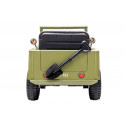Petit 4x4 enfant électrique 12V 1 place vert classique style militaire