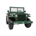JEEP WILLYS 3 PLACES électrique enfant 24V VERT ARMÉE JEEP WILLYS 3 PLACES électrique enfant 24V VERT ARMÉE