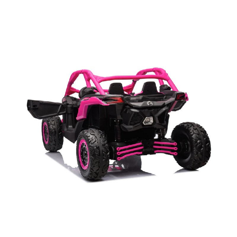 Buggy électrique enfant CAN AM MAVERICK 24V ROSE