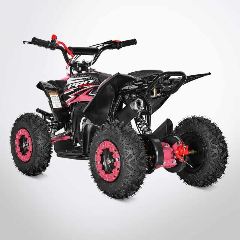 Pocket quad 49cc NOIR-ROSE TIRAX PROBIKE