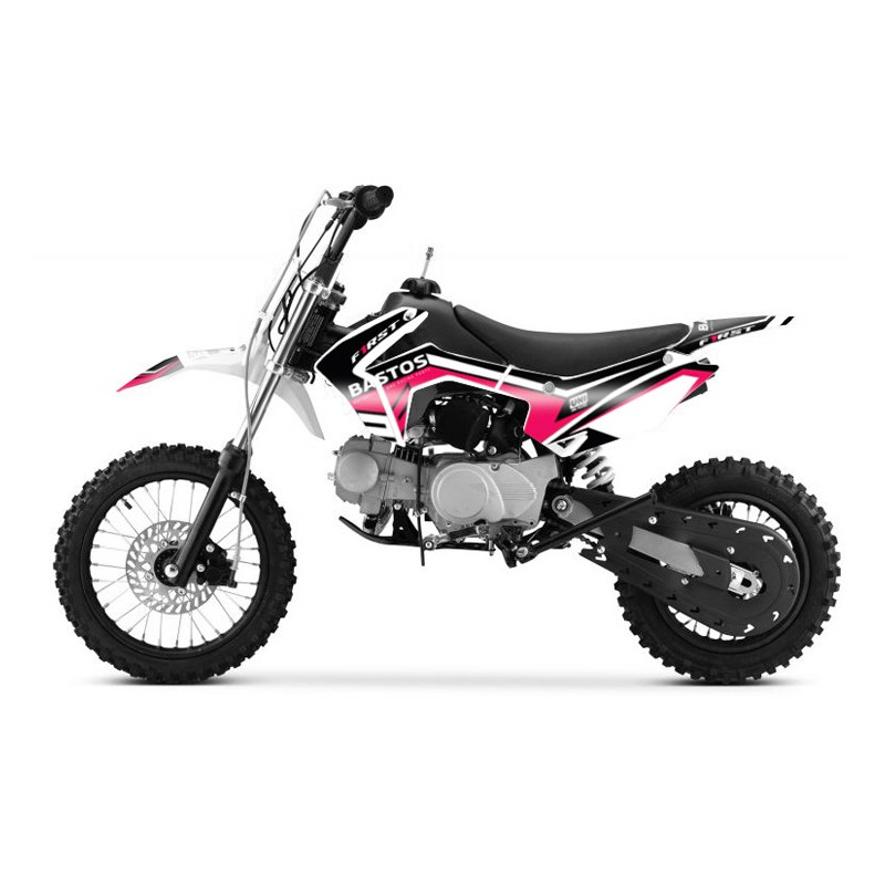 Pit Bike 125cc BASTOS BS FIRST ROSE - édition 2025