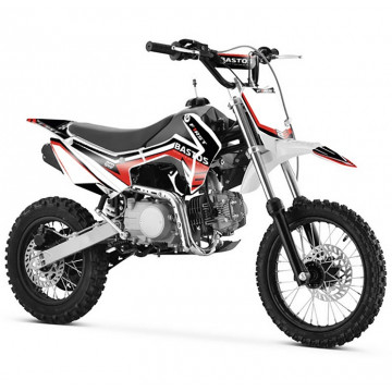 Pit Bike 125cc BASTOS BS FIRST ROUGE - édition 2025