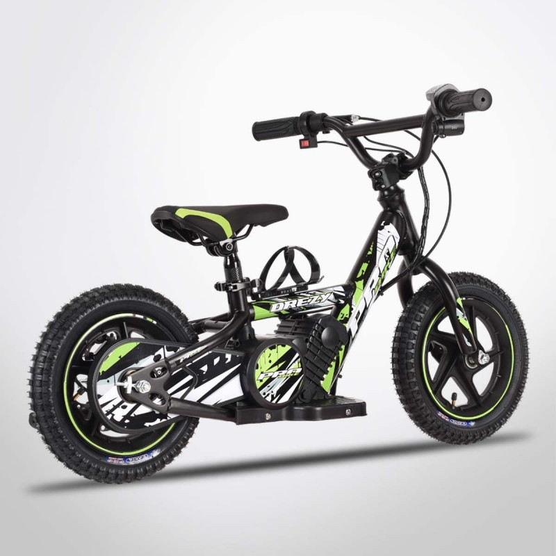 Draisienne électrique 180w PROBIKE VERT DREZY 12 pouces