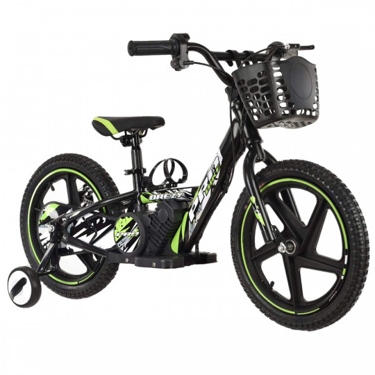 Bicicletă electrică pentru copii RIRIBIKE RTX6 24V (16), galben, baterie litiu, motor 250W, frână disc, Scaun reglabil din PU moale Bicicletă electrică pentru copii RIRIBIKE RTX6 24V (16), galben, baterie litiu, motor 250W, frână disc, Scaun reglabil din PU moale
