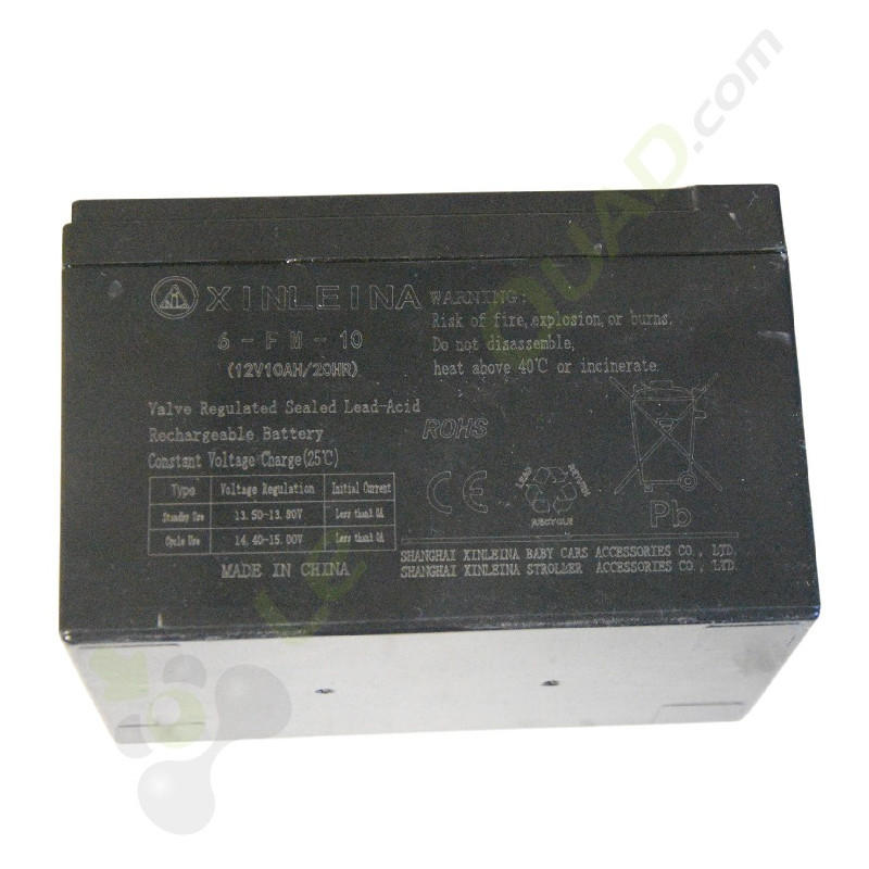 Batterie 12V-10Ah pour voiture électrique enfant
