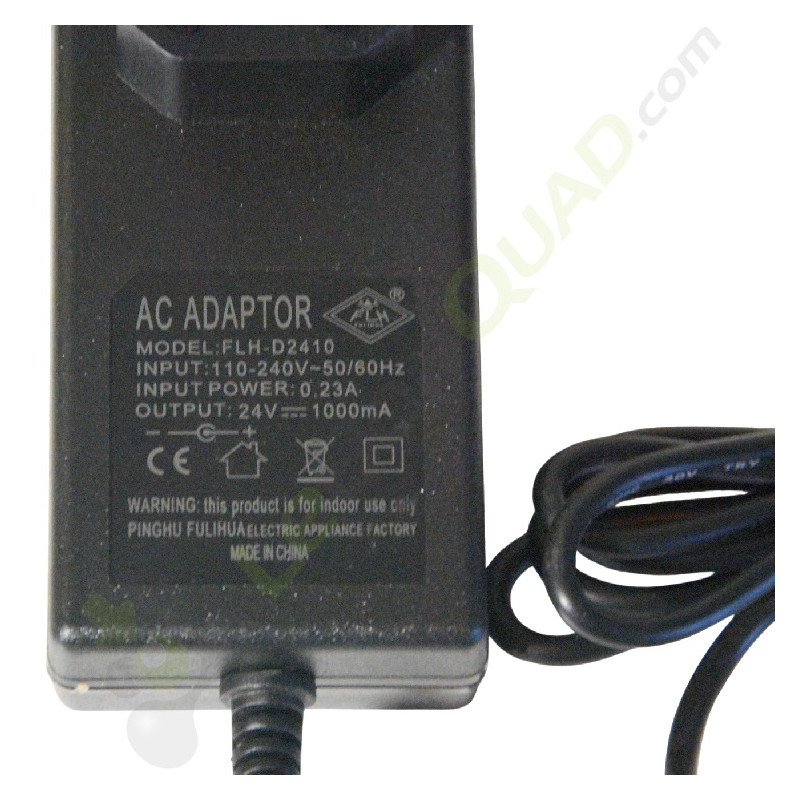 Chargeur 24V pour voiture électrique enfant