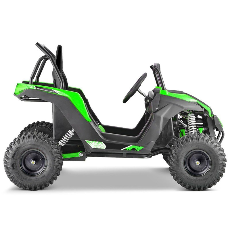 Buggy électrique 48v-1200w, vert, UTV KID XTRM FACTORY