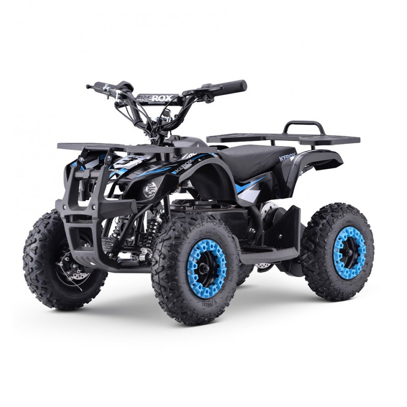 Pocket quad électrique 800w enfant KEROX E-Rock BW6 BLEU