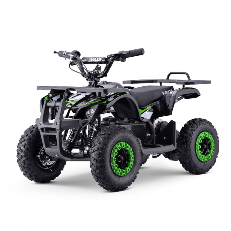 Pocket quad électrique 800w enfant KEROX E-4Rock BW6 VERT