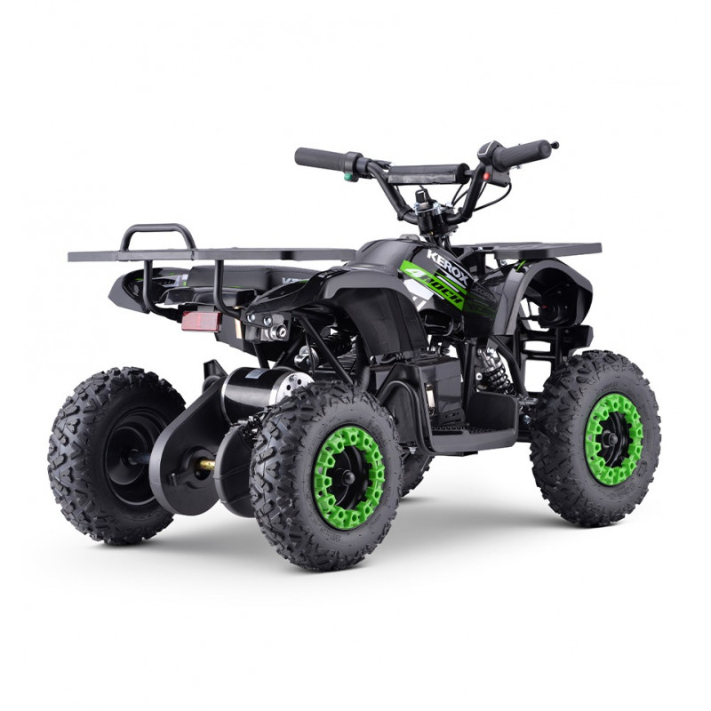 Pocket quad électrique 800w enfant KEROX E-4Rock BW6 VERT