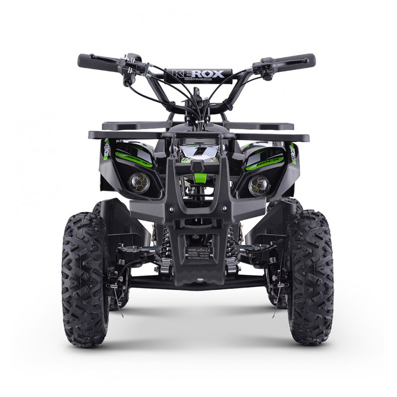 Pocket quad électrique 800w enfant KEROX E-4Rock BW6 VERT
