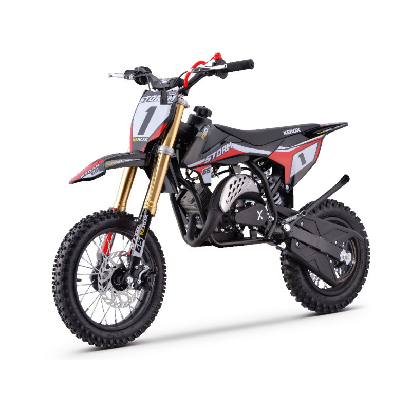 Moto enfant 65cc KEROX STORM ROUGE