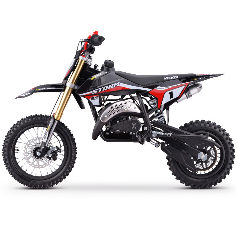 Moto enfant 65cc KEROX STORM ROUGE