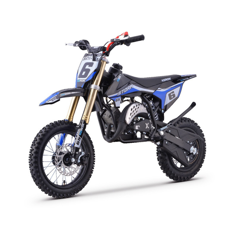 Moto enfant 65cc KEROX STORM BLEU