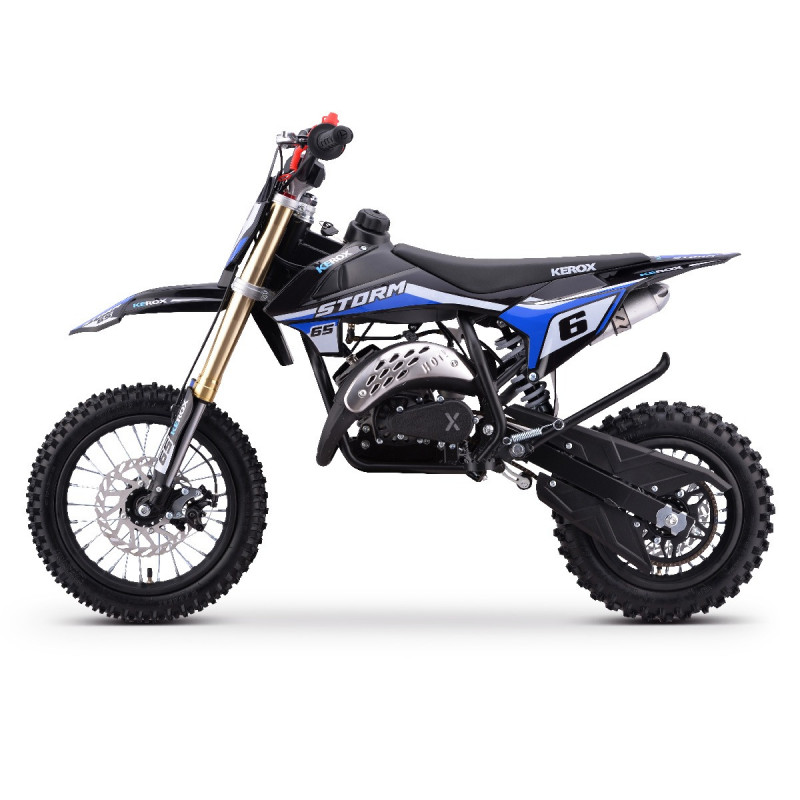 Moto enfant 65cc KEROX STORM BLEU