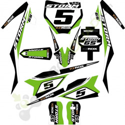 Kit décoration de moto pour enfant KEROX STORM 65 Vert