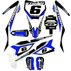 Kit décoration de moto pour enfant KEROX STORM 65 Bleu