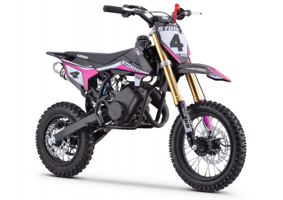 Moto enfant 65cc KEROX STORM ROSE
