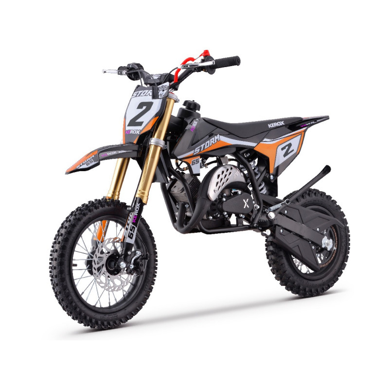 Moto enfant 65cc KEROX STORM ORANGE