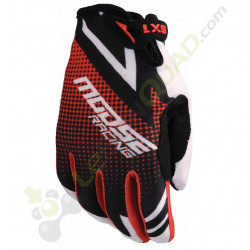 Gants enfant MOOSE SX1 taille YL NOIR-ROUGE