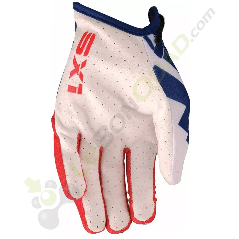 Gants enfant MOOSE SX1 taille YM BLEU-BLANC-ROUGE