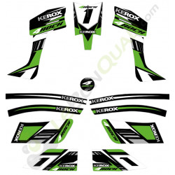 Kit décoration KEROX 4ROCK VERT de pocket quad