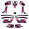 Kit décoration KEROX 4ROCK ROSE de pocket quad