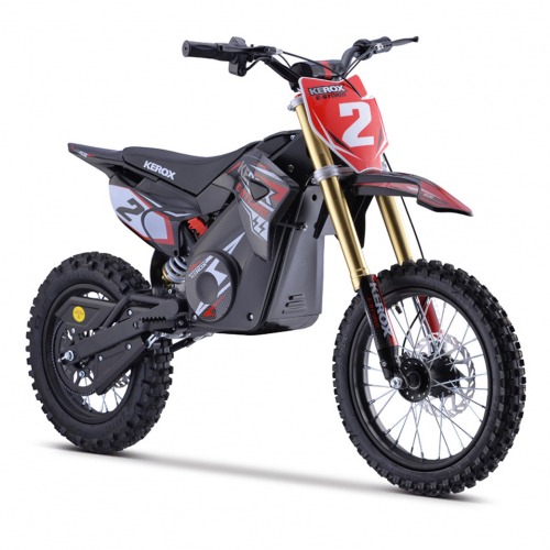 Pit Bike électrique 1000W enfant KEROX E-STORM ROUGE