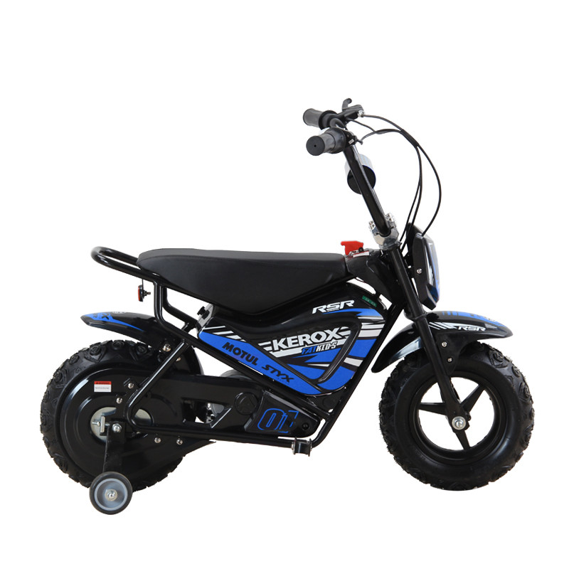 Moto électrique 250W enfant KEROX E-Fat kids BLEU