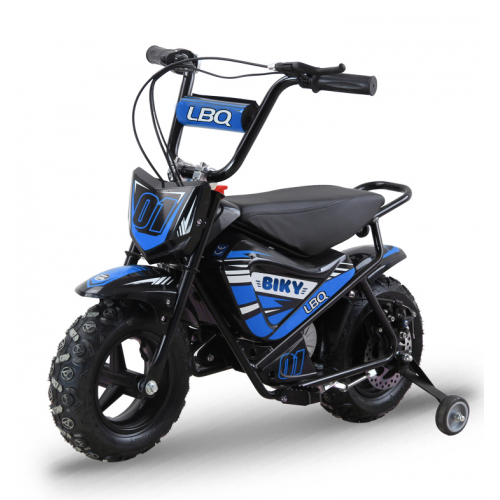 Moto enfant électrique LBQ Biky 250W BLEU