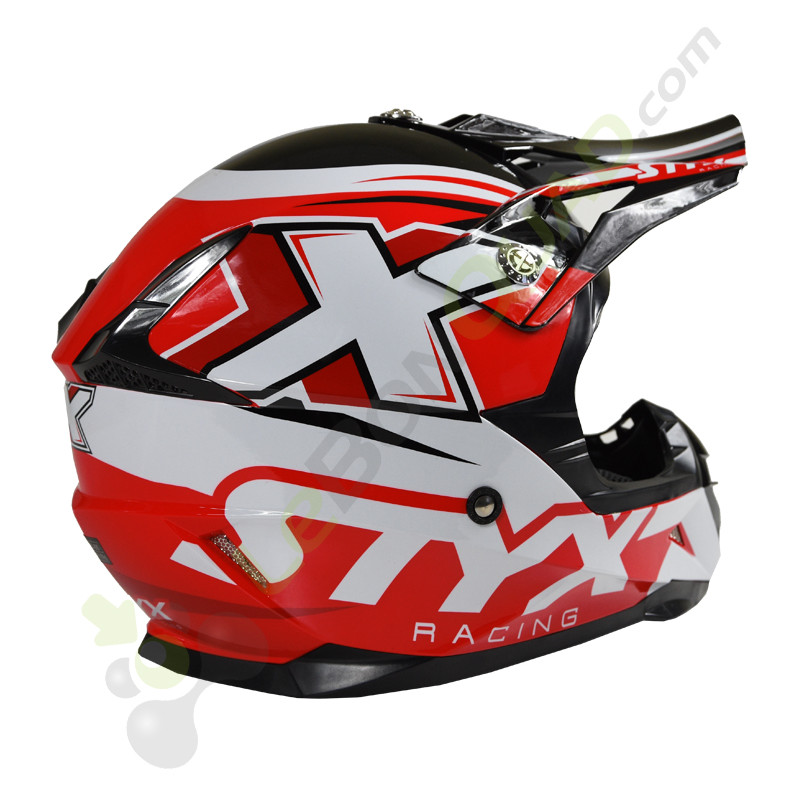 Casque STYX RACING taille XS ROUGE