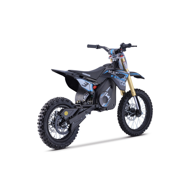 Pit Bike électrique 1800W KEROX E-STORM BLEU