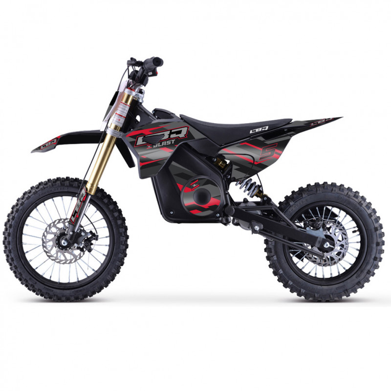Dirt Bike électrique 1800W enfant LBQ E-BLAST ROUGE