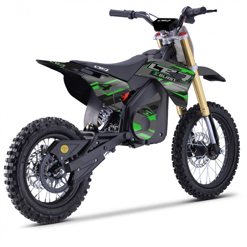 Dirt Bike électrique 1800W enfant LBQ E-BLAST VERT