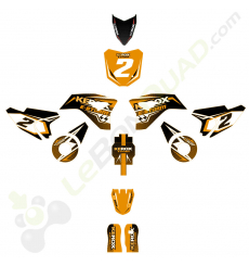Kit décoration de moto electrique pour enfant KEROX E-STORM Orange