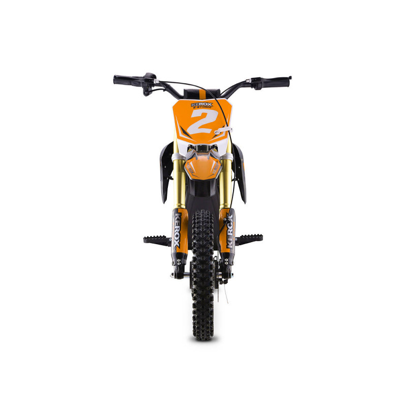 Pit Bike électrique 1000W enfant KEROX E-STORM ORANGE