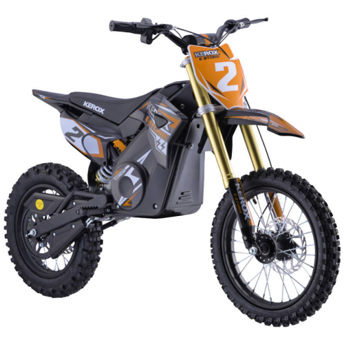 Pit Bike électrique 1300W enfant KEROX E-STORM ORANGE