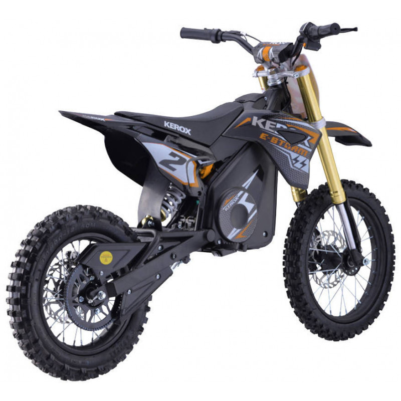 Pit Bike électrique 1800W KEROX E-STORM ORANGE