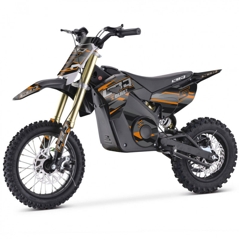 Dirt Bike électrique 1000W enfant LBQ E-BLAST ORANGE